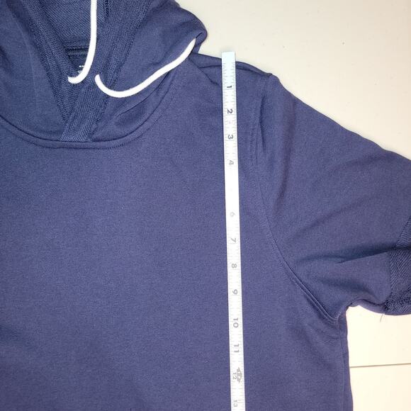 Under Armour Hoodie Blue Warm Up Pullover Terrycloth Training Gym Size Small - Picture 12 of 13